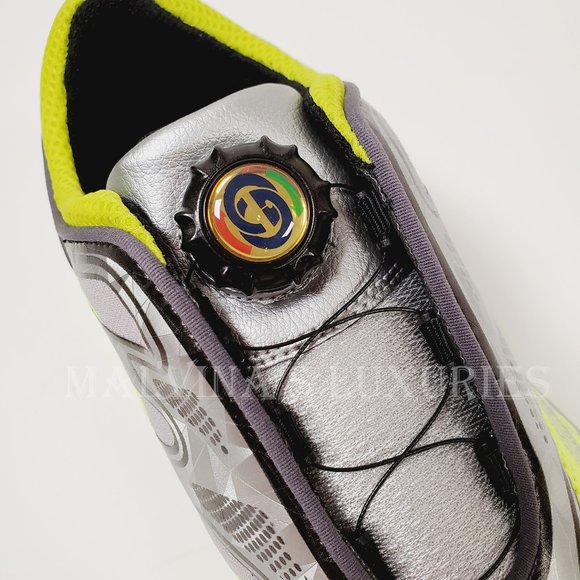 GUCCI SNEAKERS MENS ULTRAPACE R LEATHER SHOES w DOUBLE G LOGO sz 7G 7.5 US - Picture 11 of 16